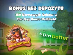Wizualizacja bonusu bez depozytu SpinBetter - 150 darmowych spinów